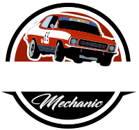 Muscle Car Mechanic Logo